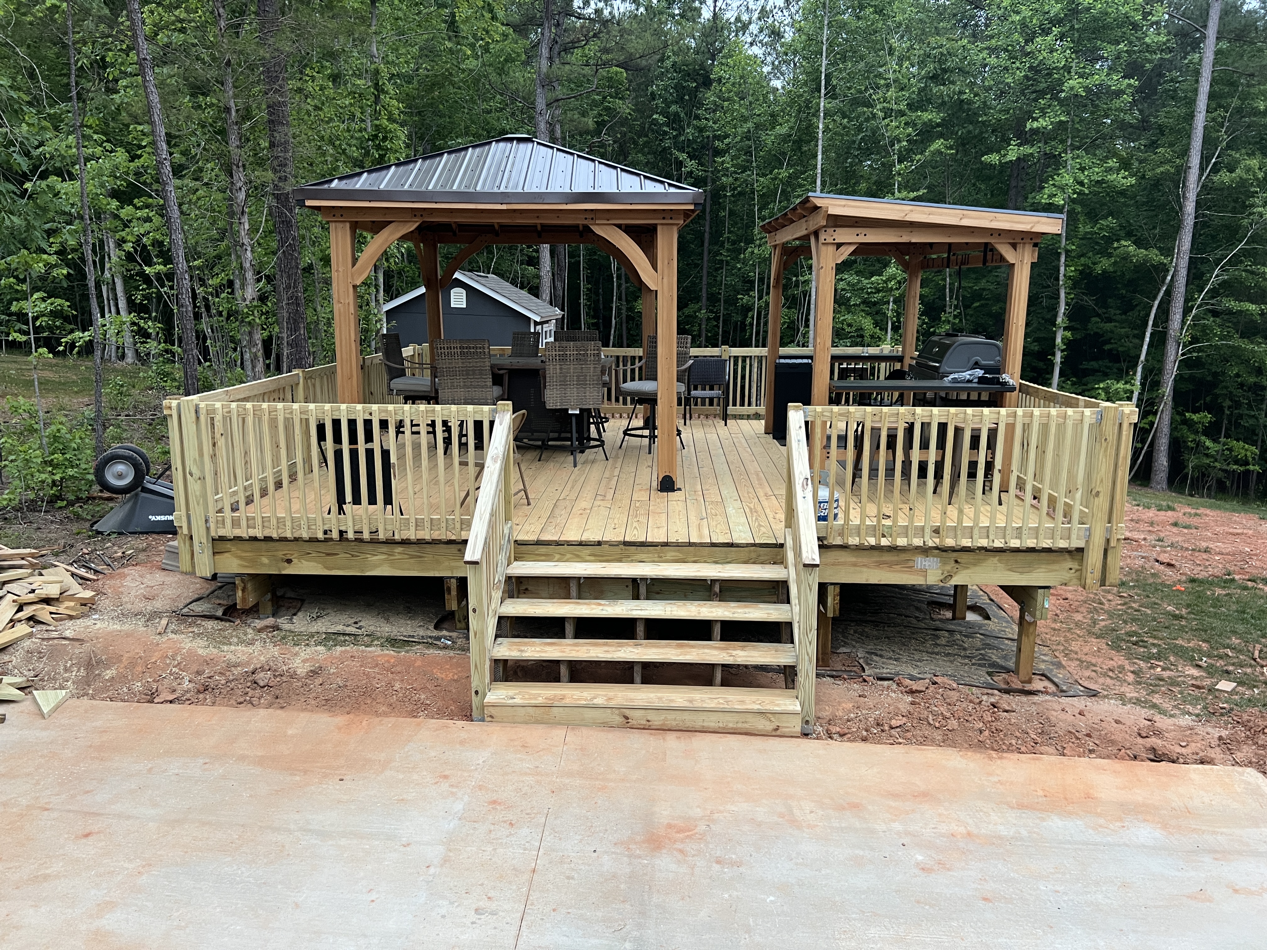 20x20 freestanding deck