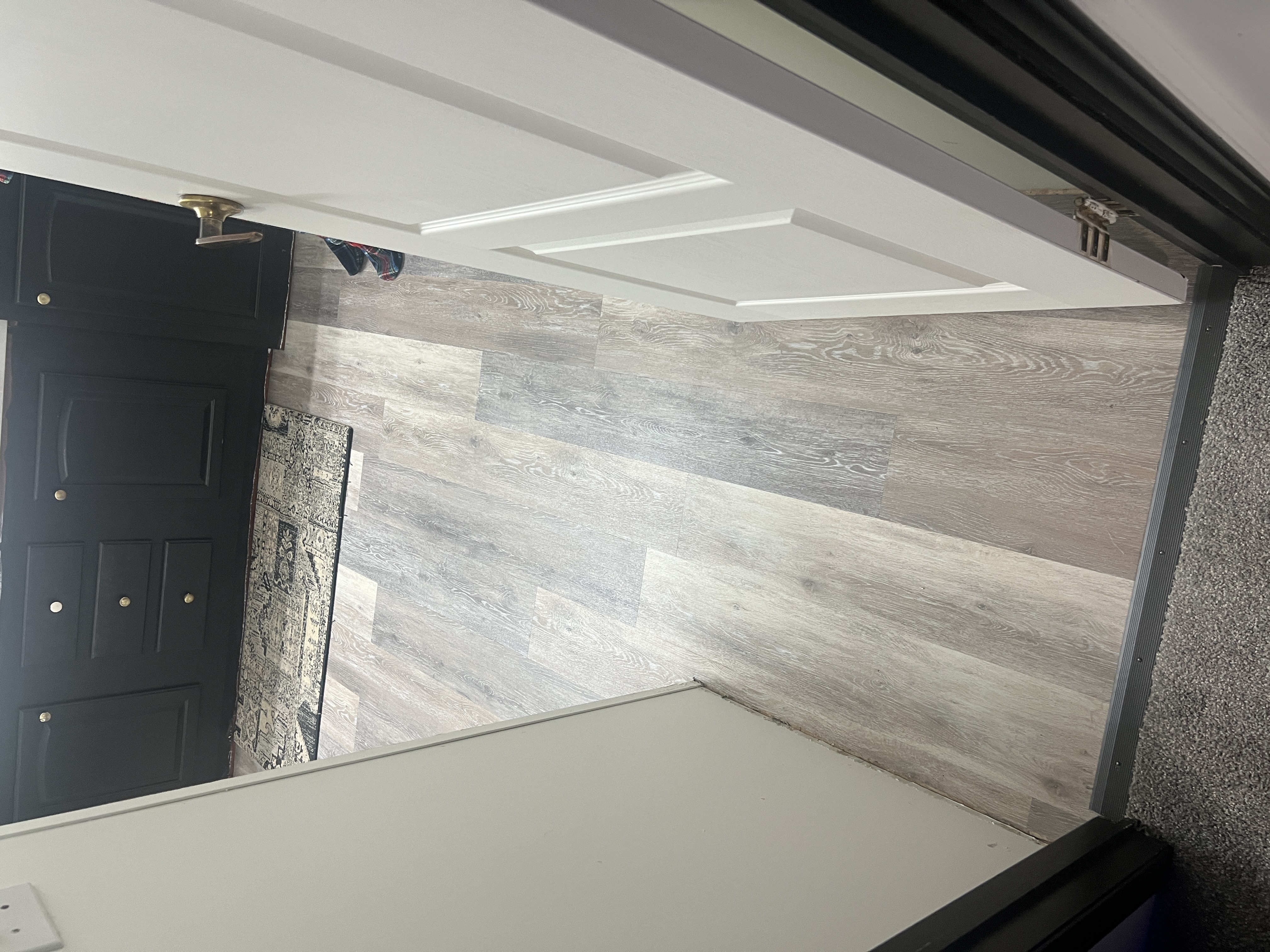 LVP flooring installation after
