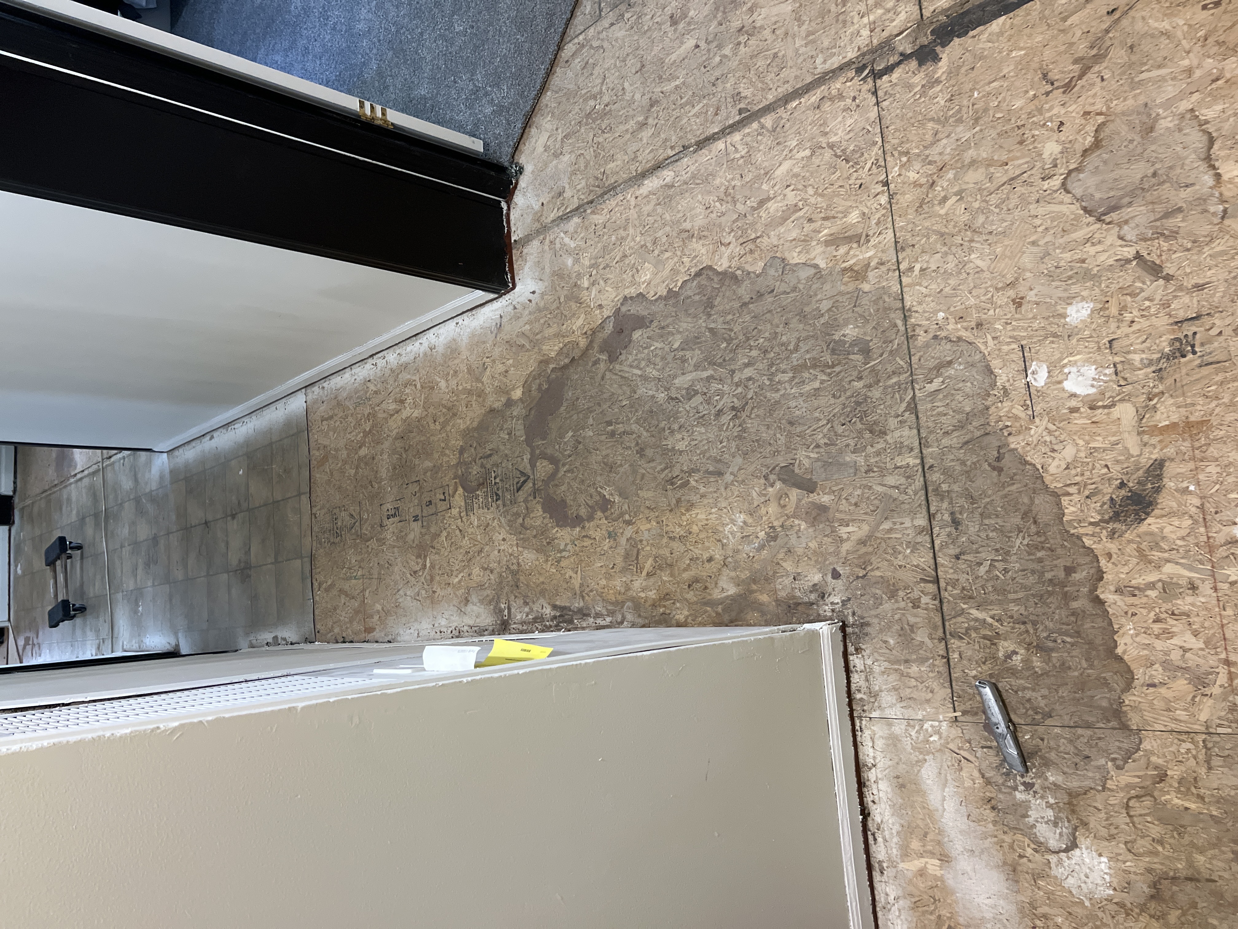 LVP flooring installation before
